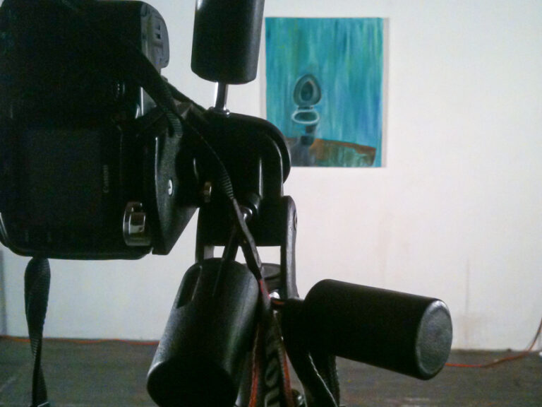 Copy work of painting during shoot. Photo by @PernillaPersson.com